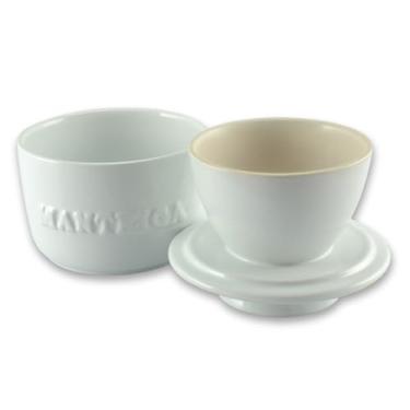 Imagem de Ceraflame Manteigueira Francesa de Cerâmica 250g - Branco