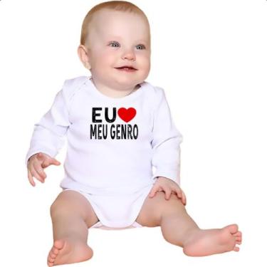 Imagem de Body intantil Eu love meu genro - Alearts, GG