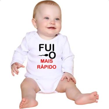 Imagem de Body intantil Fui o mais rapido - Alearts, GG