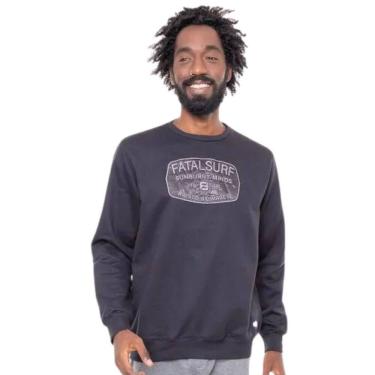 Imagem de Moletom Masculino Fatal Mind Gola Careca Preto 27870