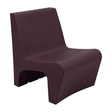 Imagem de Poltrona Tramontina Berta Em Polietileno Marrom Café