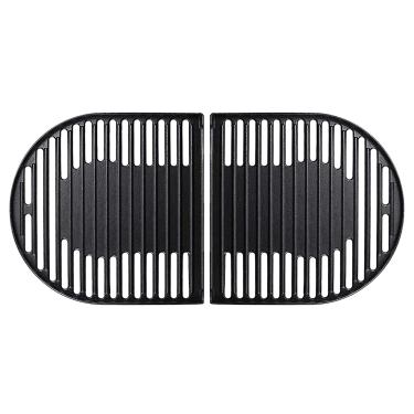 Imagem de Grelhas de ferro fundido BBQ PLUS para Coleman Roadtrip Swaptop Grills Série 285 LX LXE LXX X-Cursion, acessórios de grade de cozinha para grelha Coleman Roadtrip Grill fogão, pacote com 2
