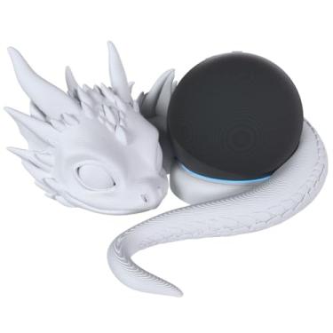 Imagem de Suporte de Mesa Estilo Baby Dragon Dragão Compatível com Alexa Echo Dot 4 e 5