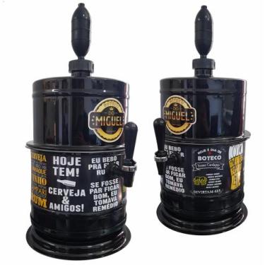 Imagem de Chopeira Portatil A Gelo Preta Boteco Edição Especial  + Base Giratori