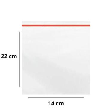 Imagem de Saco Zip Lock 14x20 - nº7 c/100un - Talge