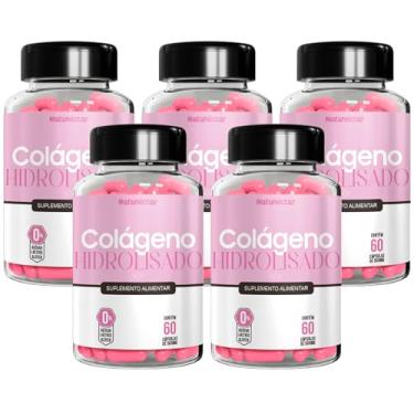 Imagem de Kit Combo 5 Colágeno Hidrolisado 300 Cápsulas Natunéctar