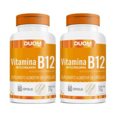 Imagem de Kit C2 Vitamina B12 - Metilcobalamina C60 Duom