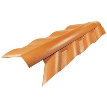 Imagem de Cumeeira Lateral Articulada Colonial em Pvc 116x44cm Cerâmica - Permat