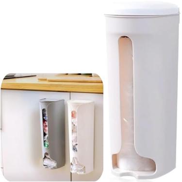 Imagem de Puxa Saco, Organizador de Sacolas para Cozinha (Branco ou Cinza)