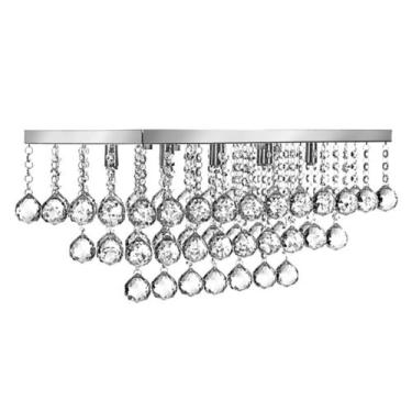 Imagem de Lustre de Cristal Acrílico Para Hall De Entrada, Com 20Cm De Altura - 