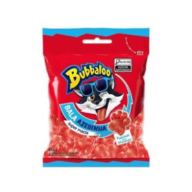 Imagem de Bala Bubbaloo Morango Cítrico 82,5g Pacote