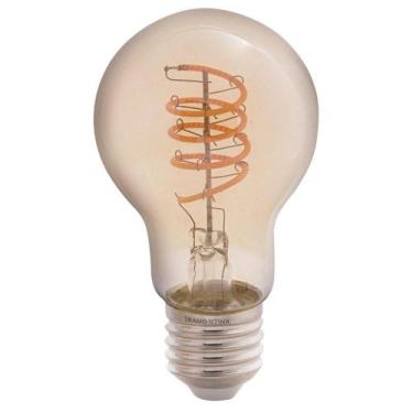 Imagem de Lâmpada Led De Filamento Espiral Tramontina A60 4 W 2200 K Luz Amarela