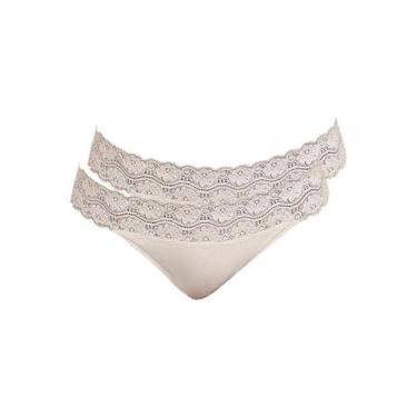 Imagem de Kit com 2 Calcinhas Biquíni Hope L 35320, Branco, M