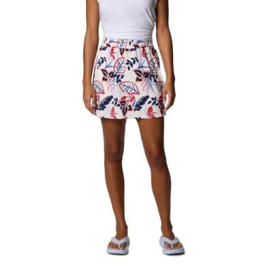 Imagem de Columbia Saia feminina estampada Chill River, Branco pastelado, GG