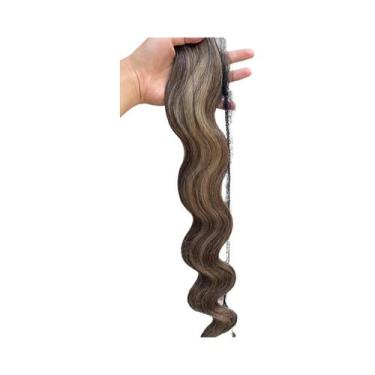 Imagem de Extensions de Cabelo Sintético Ombre Loiro 613 - Onda Corporal, Piano 