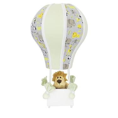 Imagem de Abajur Balãozinho Cintura Leão Safári Verde