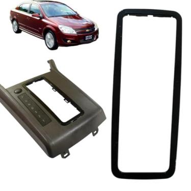 Imagem de Base Superior De Acabamento Console Câmbio Automático Compatível Com Vectra 2006 Á 2012