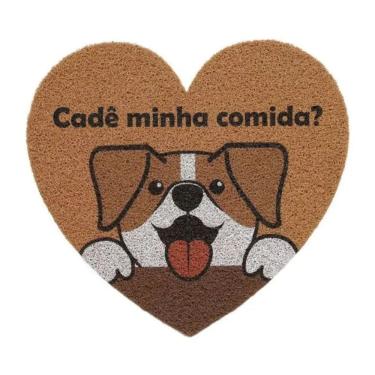 Imagem de Capacho Vinil Pet Heart Kapazi 55x60cm