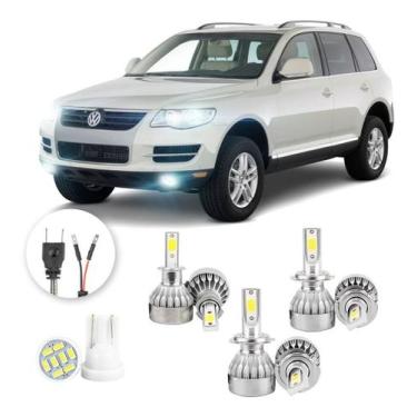Imagem de Lampadas Led Volkswagen Touareg 2004 A 2011 H3 H7 H7 20000lm - V10, Br