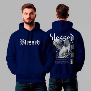 Imagem de Moletom Canguru Estampado Blessed REF1268-Masculino