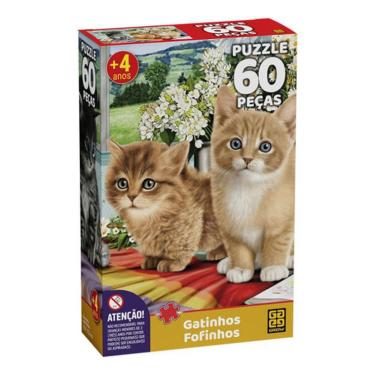 Imagem de Puzzle 60 Peças Gatinhos Fofinhos Grow