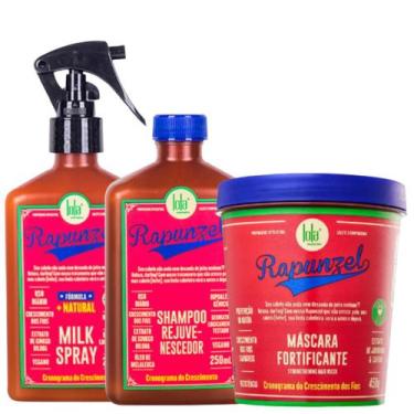 Imagem de Lola Rapunzel Sh 250ml + Spray Milk 250ml + Masc 450ml - Lola Cosmétic