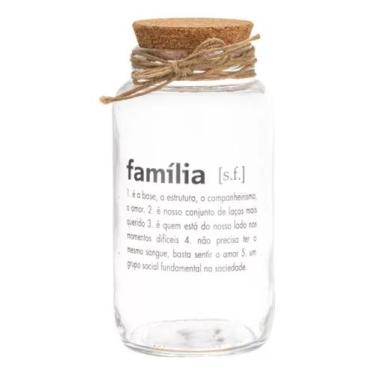 Imagem de Pote 750ml Hermético Vidro Com Tampa De Rolha Para Armazenar Temperos,