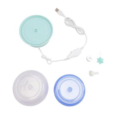 Imagem de Vomeko Electric Clay Bead Spinner, girador de barro, girador automático de contas, velocidade ajustável do kit de spinner de contas USB de contas para colar jóias de colar (Green)