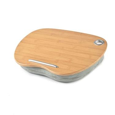 Imagem de Bandeja de laptop multifuncional com suporte, apoio de cabeça, escritório, cochilo, mesa de joelho, laptop, mesa, tablet, celular, dobrável, portátil, ao ar livre