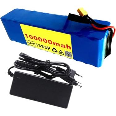 Imagem de 5JJJLOOOPP 48V 100Ah E -Water, 18650 E-Water, 18650 E-Water M-ion Bateria com BMS integrado, motor de veículo autopropelido elétrico XT60 Plug