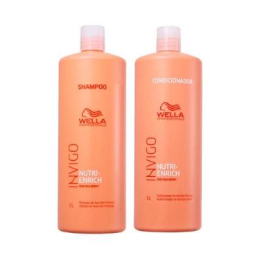 Imagem de Kit Wella Pro Invigo Enrich Shampoo 1L e Condicionador 1L - Wella Prof