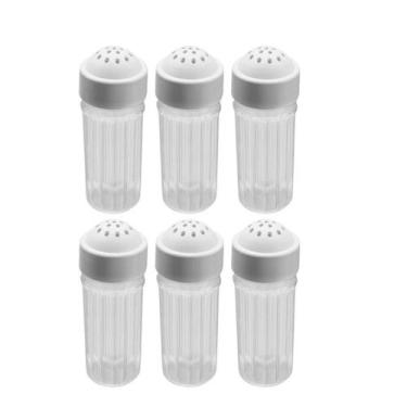 Imagem de Conjunto Com 6 Saleiros Clear Resistente BPA Free 60 Ml - Plásticos Sa