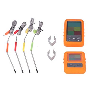 Imagem de Xcello Termômetro de carne sem fio termômetro digital para churrasco com 4 sondas para cozinha, cozinha, forno, grelhar, fumar