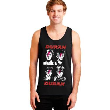 Imagem de Camiseta regata Duran Duran bowie new wave anos 80 unissex exclusiva  