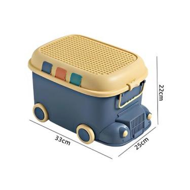 Imagem de Caixa Organizadora de Brinquedos de Trem para Crianças - Pequena, Dive