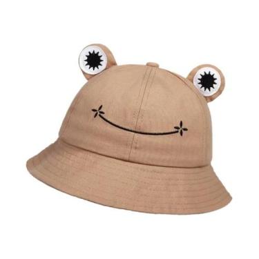 Imagem de Chapéu Balde de Algodão Feminino - Proteção Solar para Verão e Pesca, 