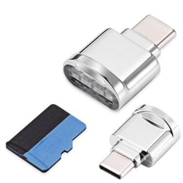 Imagem de chenyang CY 2 peças USB tipo C USB-C para micro SD SDXC TF adaptador leitor de cartão para laptop celular (2 peças/conjunto)