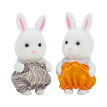 Imagem de Figuras De Casa De Bonecas Da Família De Animais Da Floresta Escala 1: