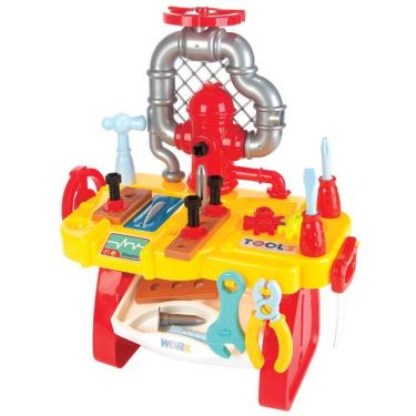Imagem de Mesa De Ferramentas Infantil Hidráulico Vermelho