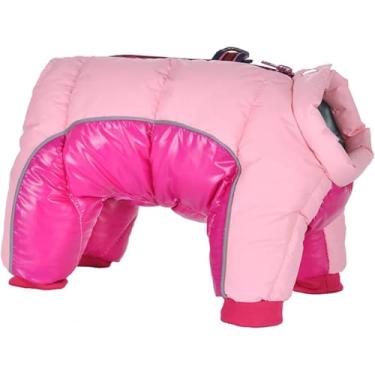 Imagem de Roupas para cães, roupas quentes de inverno para cães pequenos, impermeável, para filhotes, casaco refletivo, Chihuahua, Pug, tam 26 - Farmhouse Brazil