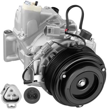 Imagem de BDFHYK 639341 Compressor A/C de ar condicionado com embreagem compatível com Toyota RAV4 2006-2012, Venza 2009-2016, V6 3,5L, compatível com Lexus ES350 V6 3.5L 2007-2012
