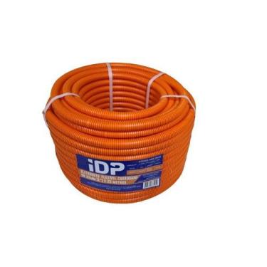 Imagem de Conduíte Corrugado Laranja 3/4 Polegada Rolo 50 Metros  Alta Resistênc