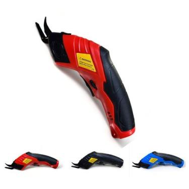 Imagem de Tesoura Elétrica Recarregável Usb Tecido Couro Costura Papel Artezanat
