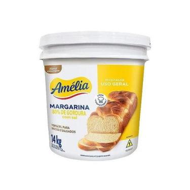 Imagem de Margarina 80% 14kg - Amélia - Amelia