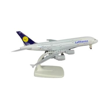 Imagem de Avião Emirates B777 - Modelo de Metal Die-Cast para Crianças (Escala 1