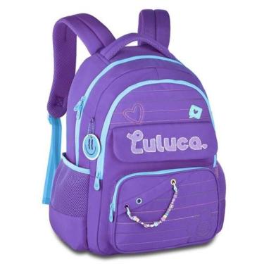 Imagem de Mochila De Costas Em Crinkle Oficial Luluca Lu24610