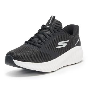 Imagem de Skechers Tênis masculino Hands Free Slip-ins Go Run Now, Preto/branco, 11.5 X-Wide