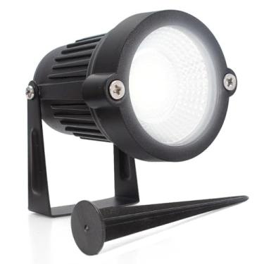 Imagem de Lampada Luminari LED Espeto jardim Spot 7W Luz Branco quente