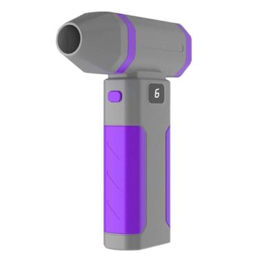 Imagem de Soprador Elétrico,Soprador De Ar Elétrico 100000 RPM Com Luz Integrada - Soprador De Ar Comprimido Portátil Com Turbo Ventilador Sem Escovas E Acessórios De Limpeza Sem Fio Para Teclado, Computador E