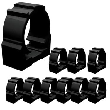 Imagem de Abraçadeira Para Conduite Eletroduto Pvc Sobrepor 3/4 10 Pç (Preto)
